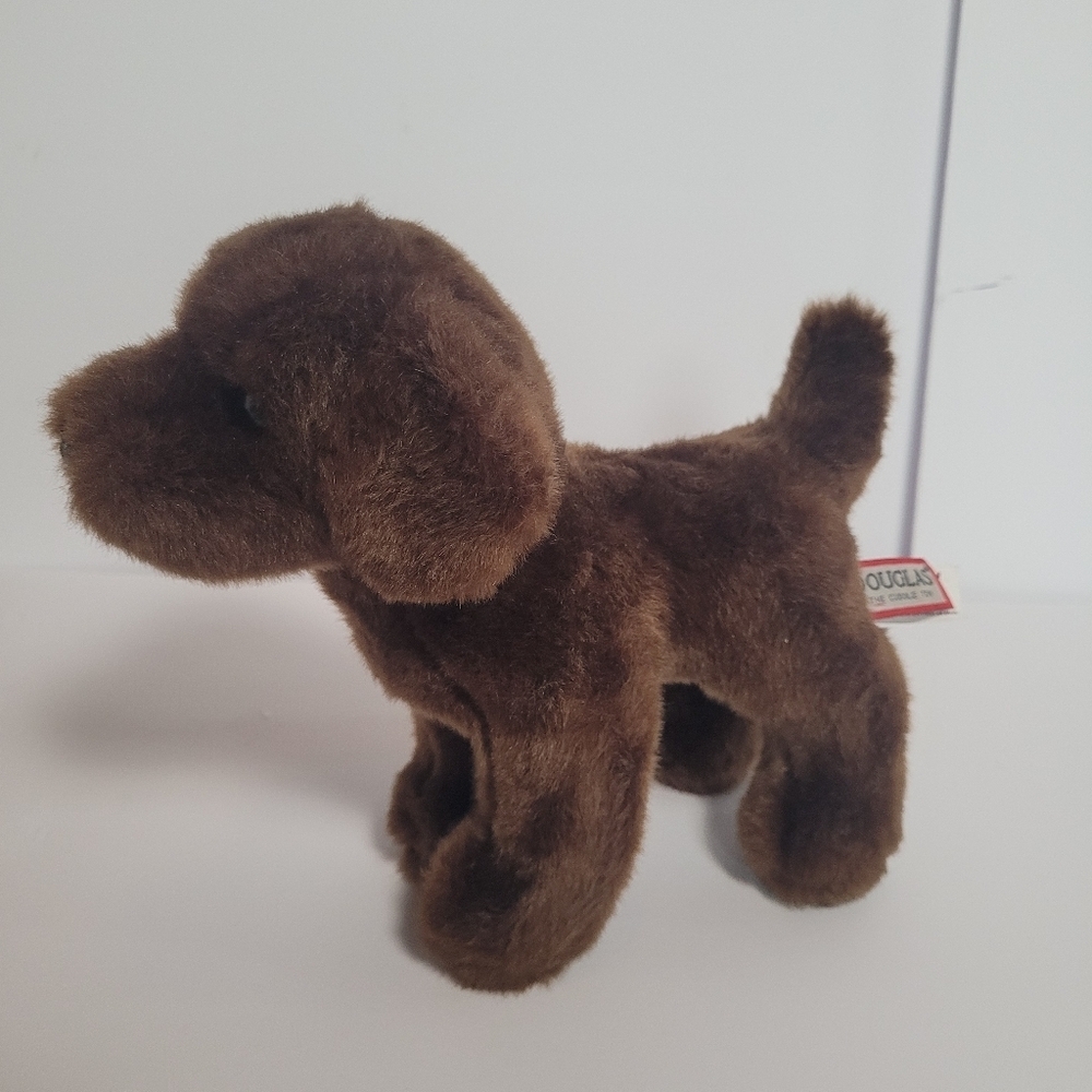 Chocolate Lab Dog Puppy 9" Plush Stuffed Animal Douglas Cuddle Toy